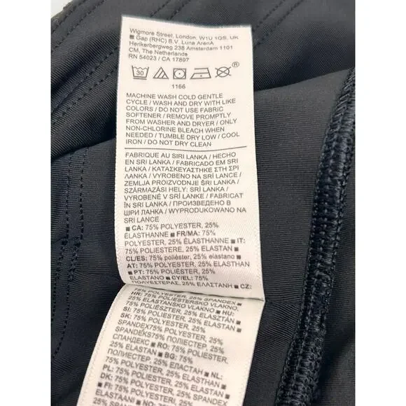 Athleta Ultimate Stash II Capri Leggings Sz S Black EUC - Picture 8 of 11